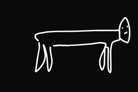 a dog